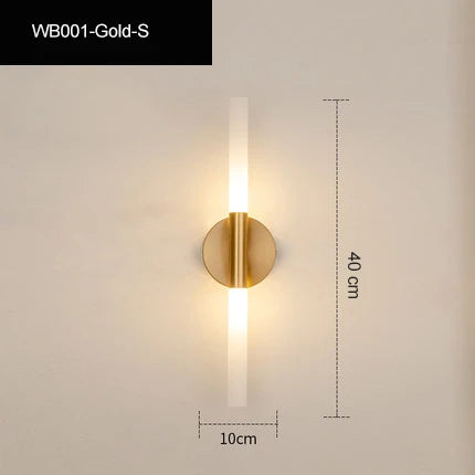 Copper Glow: LED Wall Sconce