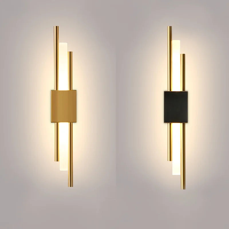 Copper Glow: LED Wall Sconce