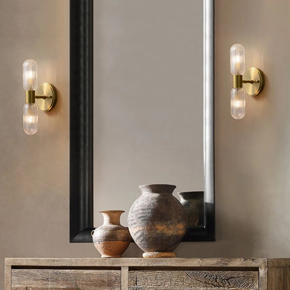 Copper Glow: LED Wall Sconce