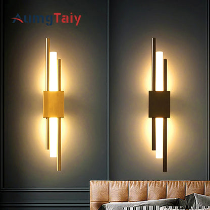 Copper Glow: LED Wall Sconce