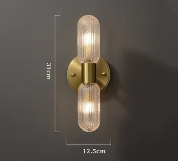 Copper Glow: LED Wall Sconce