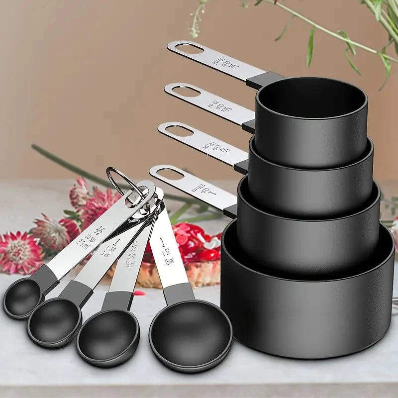 Culinary Clarity: 8-Piece Measure & Spoon Set