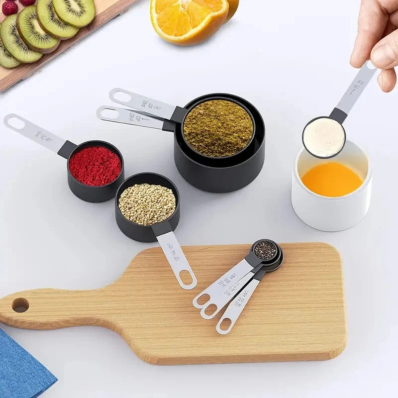 Culinary Clarity: 8-Piece Measure & Spoon Set