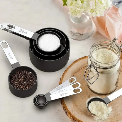 Culinary Clarity: 8-Piece Measure & Spoon Set