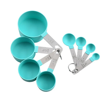 Culinary Clarity: 8-Piece Measure & Spoon Set